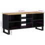 Mueble de TV madera mango y madera contrachapada 100x33x46 cm de vidaXL, Muebles TV - Ref: Foro24-351966, Precio: 87,51 €, De...