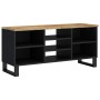 TV-Möbel aus Mangoholz und Sperrholz 100x33x46 cm von vidaXL, TV-Möbel - Ref: Foro24-351966, Preis: 87,58 €, Rabatt: %