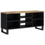 TV-Möbel aus Mangoholz und Sperrholz 100x33x46 cm von vidaXL, TV-Möbel - Ref: Foro24-351966, Preis: 86,47 €, Rabatt: %