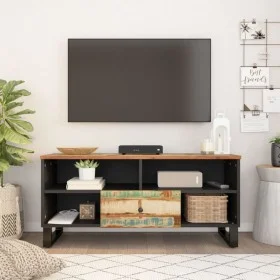 TV-Möbel aus recyceltem Holzsperrholz 100x33x46cm von vidaXL, TV-Möbel - Ref: Foro24-351972, Preis: 79,51 €, Rabatt: %