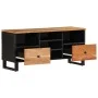 TV-Möbel Akazienholz und Holzwerkstoff 100x33x46 cm von vidaXL, TV-Möbel - Ref: Foro24-351979, Preis: 75,49 €, Rabatt: %