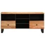 TV-Möbel Akazienholz und Holzwerkstoff 100x33x46 cm von vidaXL, TV-Möbel - Ref: Foro24-351979, Preis: 75,49 €, Rabatt: %