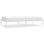 Bettgestell aus weißem Metall, 100 x 190 cm von vidaXL, Betten und Lattenroste - Ref: Foro24-350907, Preis: 79,53 €, Rabatt: %