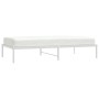 Bettgestell aus weißem Metall, 100 x 190 cm von vidaXL, Betten und Lattenroste - Ref: Foro24-350907, Preis: 79,53 €, Rabatt: %