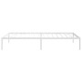 Bettgestell aus weißem Metall, 100 x 190 cm von vidaXL, Betten und Lattenroste - Ref: Foro24-350907, Preis: 79,53 €, Rabatt: %