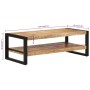 Mesa de centro de madera maciza de mango 120x55x40 cm de vidaXL, Mesas de centro - Ref: Foro24-351820, Precio: 266,66 €, Desc...