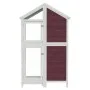 Mocha-colored solid pine wood birdhouse 97x81x152 cm by vidaXL, Feet and bird cages - Ref: Foro24-172260, Price: 257,14 €, Di...