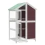 Mocha-colored solid pine wood birdhouse 97x81x152 cm by vidaXL, Feet and bird cages - Ref: Foro24-172260, Price: 257,14 €, Di...