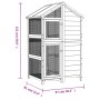 Mocha-colored solid pine wood birdhouse 97x81x152 cm by vidaXL, Feet and bird cages - Ref: Foro24-172260, Price: 262,07 €, Di...