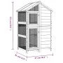 Mocha-colored solid pine wood birdhouse 97x81x152 cm by vidaXL, Feet and bird cages - Ref: Foro24-172260, Price: 257,14 €, Di...