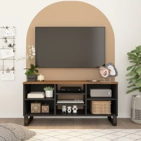 TV-Schrank aus Mangoholz und Sperrholz, 100 x 33 x 46 cm von vidaXL, TV-Möbel - Ref: Foro24-351969, Preis: 94,96 €, Rabatt: %