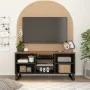 Mueble de TV madera mango y madera contrachapada 100x33x46 cm de vidaXL, Muebles TV - Ref: Foro24-351969, Precio: 94,96 €, De...