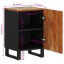 Mueble de baño madera maciza reciclada 38x33x58 cm de vidaXL, Muebles de baño - Ref: Foro24-351996, Precio: 71,27 €