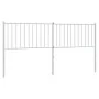 Kopfteil aus weißem Metall, 180 cm von vidaXL, Kopf- und Fußteile - Ref: Foro24-350967, Preis: 35,16 €, Rabatt: %