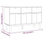 OTTA Sideboard aus massivem Kiefernholz 114x43x73,5 cm von vidaXL, Sideboards - Ref: Foro24-351297, Preis: 174,63 €, Rabatt: %