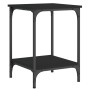 Mesa de centro madera de ingeniería negro 40x40x55 cm de vidaXL, Mesas de centro - Ref: Foro24-832823, Precio: 32,48 €, Descu...