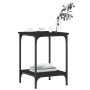 Mesa de centro madera de ingeniería negro 40x40x55 cm de vidaXL, Mesas de centro - Ref: Foro24-832823, Precio: 32,48 €, Descu...