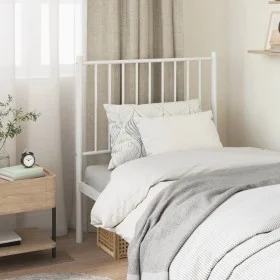 White metal headboard 75 cm by vidaXL, Headboards and footboards - Ref: Foro24-350957, Price: 16,83 €, Discount: %