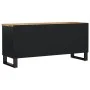 TV stand made of mango wood and plywood, measuring 100x33x46 cm. by vidaXL, TV Furniture - Ref: Foro24-351970, Price: 80,26 €...
