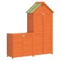 Cobertizos para herramientas jardín 2 pzas madera pino marrón de vidaXL, Cobertizos - Ref: Foro24-172249, Precio: 333,91 €, D...