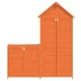 Cobertizos para herramientas jardín 2 pzas madera pino marrón de vidaXL, Cobertizos - Ref: Foro24-172249, Precio: 333,91 €, D...