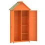 Cobertizos para herramientas jardín 2 pzas madera pino marrón de vidaXL, Cobertizos - Ref: Foro24-172249, Precio: 333,91 €, D...
