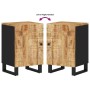 Badezimmerschrank aus massivem Mangoholz, 38 x 33 x 58 cm von vidaXL, Badezimmermöbel - Ref: Foro24-351994, Preis: 76,29 €, R...