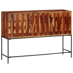 Solid acacia wood sideboard 110x28x76 cm by vidaXL, CD and DVD storage - Ref: Foro24-351787, Price: 168,77 €, Discount: %