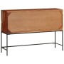 Solid acacia wood sideboard 110x28x76 cm by vidaXL, CD and DVD storage - Ref: Foro24-351787, Price: 168,78 €, Discount: %