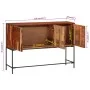Solid acacia wood sideboard 110x28x76 cm by vidaXL, CD and DVD storage - Ref: Foro24-351787, Price: 168,77 €, Discount: %