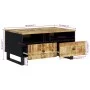 Couchtisch aus massivem Mangoholz und Sperrholz, 80 x 54 x 40 cm von vidaXL, Couchtisch - Ref: Foro24-351954, Preis: 124,76 €...