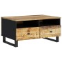 Solid mango wood and plywood coffee table 80x54x40 cm by vidaXL, Coffee table - Ref: Foro24-351954, Price: 126,45 €, Discount: %