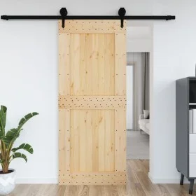 NARVIK-Tür aus massivem Kiefernholz, 95 x 210 cm von vidaXL, Türen - Ref: Foro24-154440, Preis: 142,39 €, Rabatt: %