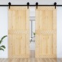 Puerta NARVIK madera maciza pino 95x210 cm de vidaXL, Puertas - Ref: Foro24-154440, Precio: 142,68 €, Descuento: %