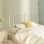 Cabecero de metal blanco 150 cm de vidaXL, Cabeceros y pies de cama - Ref: Foro24-350965, Precio: 30,15 €, Descuento: %