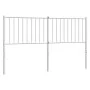 Cabecero de metal blanco 150 cm de vidaXL, Cabeceros y pies de cama - Ref: Foro24-350965, Precio: 30,15 €, Descuento: %