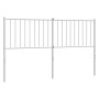 Kopfteil aus weißem Metall, 150 cm von vidaXL, Kopf- und Fußteile - Ref: Foro24-350965, Preis: 30,61 €, Rabatt: %