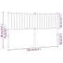 Cabecero de metal blanco 150 cm de vidaXL, Cabeceros y pies de cama - Ref: Foro24-350965, Precio: 30,15 €, Descuento: %