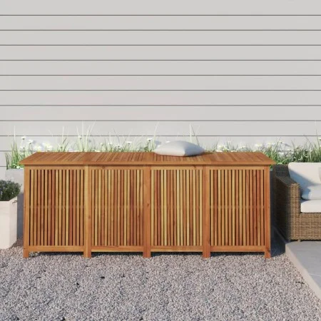 Garden storage box solid acacia wood 200x80x75 cm by vidaXL, Outdoor storage boxes - Ref: Foro24-319709, Price: 436,92 €, Dis...
