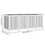 Garden storage box solid acacia wood 200x80x75 cm by vidaXL, Outdoor storage boxes - Ref: Foro24-319709, Price: 436,92 €, Dis...