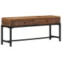Mueble de TV madera maciza reciclada 110x30x46 cm de vidaXL, Muebles TV - Ref: Foro24-351124, Precio: 186,03 €, Descuento: %