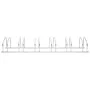 Bicycle rack for 6 galvanized steel bicycles by vidaXL, Bases and supports for storing bicycles - Ref: Foro24-154421, Price: ...