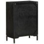 Iron and solid black mango wood sideboard 55x30x77 cm by vidaXL, Sideboards - Ref: Foro24-351645, Price: 121,05 €, Discount: %