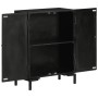 Iron and solid black mango wood sideboard 55x30x77 cm by vidaXL, Sideboards - Ref: Foro24-351645, Price: 121,05 €, Discount: %