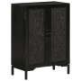 Iron and solid black mango wood sideboard 55x30x77 cm by vidaXL, Sideboards - Ref: Foro24-351645, Price: 121,05 €, Discount: %
