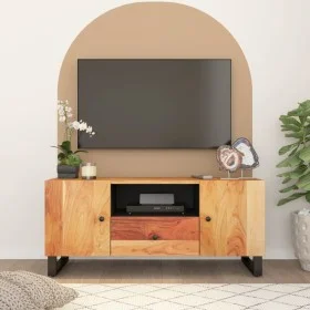 Mueble de TV madera acacia y madera contrachapada 105x33,5x46cm de vidaXL, Muebles TV - Ref: Foro24-351959, Precio: 101,33 €,...