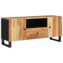 Mueble de TV madera acacia y madera contrachapada 105x33,5x46cm de vidaXL, Muebles TV - Ref: Foro24-351959, Precio: 100,41 €,...