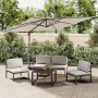 Hängender Sonnenschirm mit sandweißer Aluminiumstange 300 x 300 cm von vidaXL, Sonnenschirme - Ref: Foro24-319911, Preis: 243...