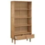 Estantería con 2 cajones OTTA madera maciza de pino marrón de vidaXL, Librerías y estanterías - Ref: Foro24-351303, Precio: 2...