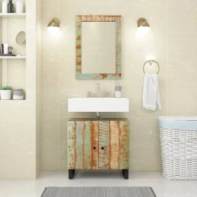Mueble de lavabo madera reciclada madera ingeniería 62x33x58 cm by vidaXL, Bathroom furniture - Ref: Foro24-351988, Price: 89...